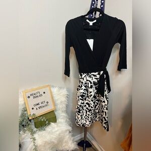 NWT Diane Von‎ Furstenberg Jewel wrap dress